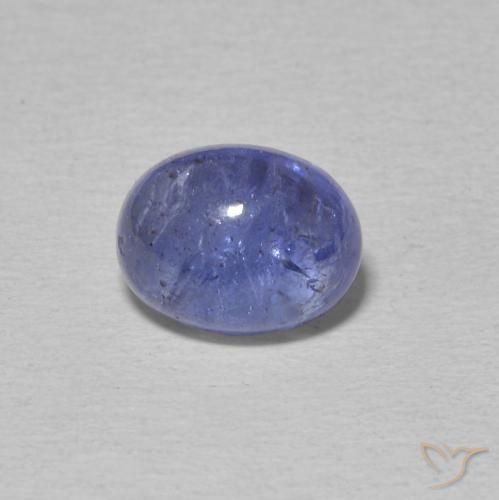 2.81ct Натуральный Интенсивный фиолетовый синий Танзанит, Овал, Прозрачный