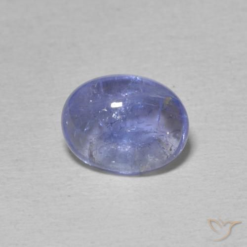 2.52ct Натуральный Интенсивный фиолетовый синий Танзанит, Овал, Прозрачный