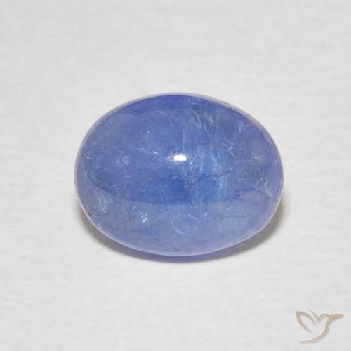 2.49ct Натуральный Темно-синий Танзанит, Овал, Полупрозрачный