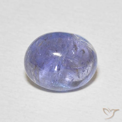 3.57ct Натуральный Интенсивный фиолетовый синий Танзанит, Овал, Прозрачный