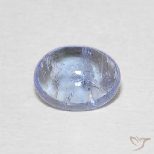1.40ct Натуральный Голубые Танзанит, Овал, Прозрачный