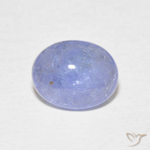 2.12ct Натуральный Интенсивный синий Танзанит, Овал, Прозрачный