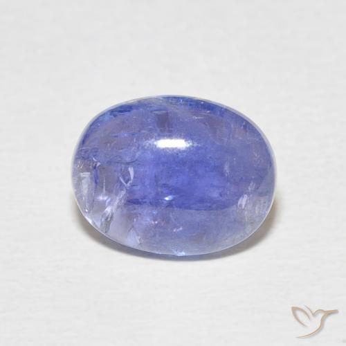 2.88ct Натуральный Интенсивный фиолетовый синий Танзанит, Овал, Прозрачный