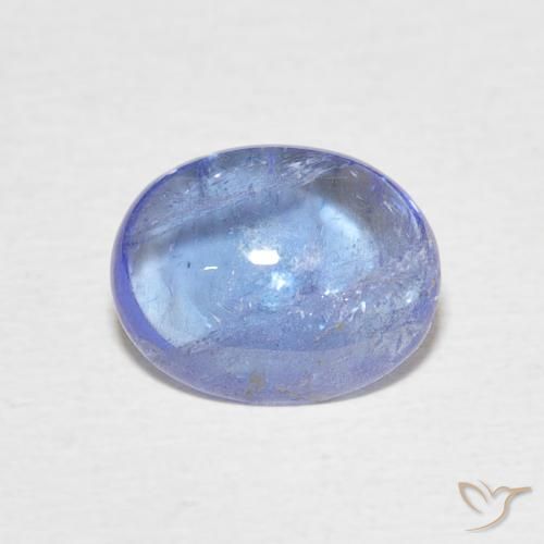 2.87ct Натуральный Светло-фиолетово-синий Танзанит, Овал, Прозрачный