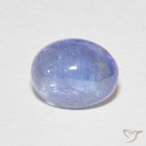 3.32ct Натуральный Темно-синий Танзанит, Овал, Прозрачный
