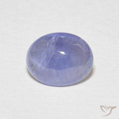 2.03ct Натуральный Интенсивный фиолетовый синий Танзанит, Овал, Прозрачный