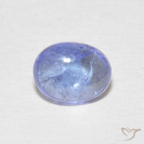 1.57ct Натуральный Темно-синий Танзанит, Овал, Прозрачный