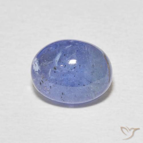 3.21ct Натуральный Интенсивный фиолетовый синий Танзанит, Овал, Полупрозрачный