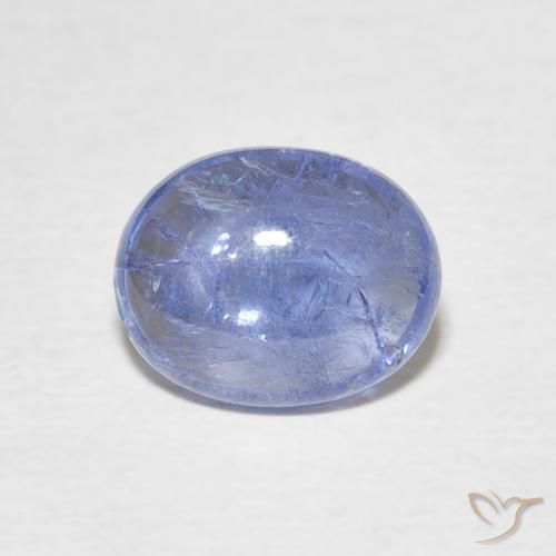 2.72ct Натуральный Светло-синий Танзанит, Овал, Прозрачный