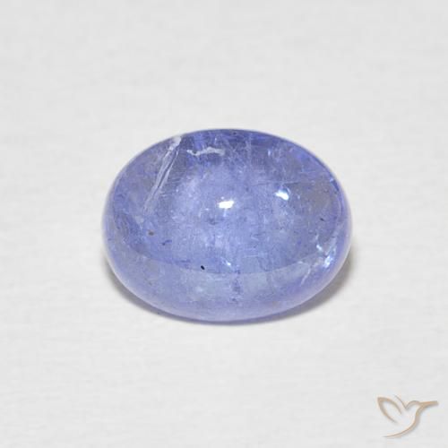 2.42ct Натуральный Светло-синий Танзанит, Овал, Прозрачный