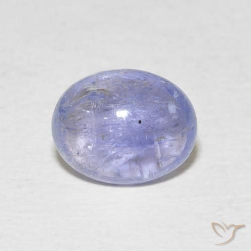 2.63ct Натуральный Интенсивный фиолетовый синий Танзанит, Овал, Прозрачный