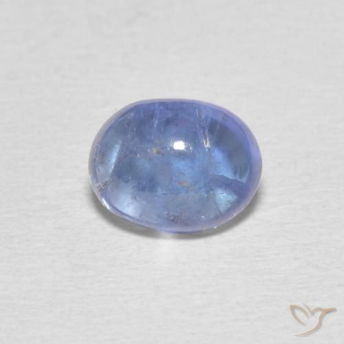 1.80ct Натуральный Светло-синий Танзанит, Овал, Прозрачный