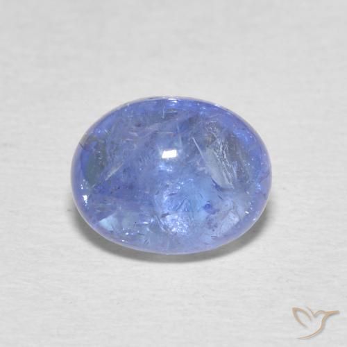 2.86ct Натуральный Светло-синий Танзанит, Овал, Прозрачный