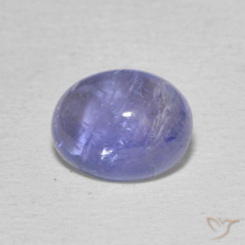 2.89ct Натуральный Интенсивный фиолетовый синий Танзанит, Овал, Прозрачный