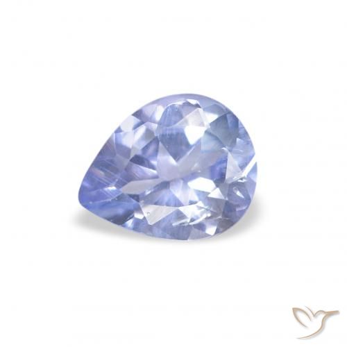 0.37ct Натуральный Светло-синий Танзанит, Форма груши, Чистота VS