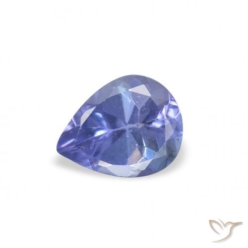 0.31ct Натуральный Интенсивный синий Танзанит, Форма груши, Чистота VS