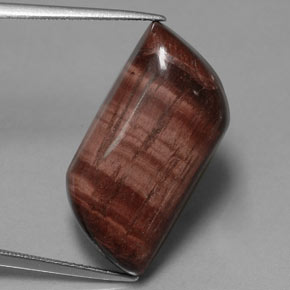Натуральный многоцветный tiger's eye matrix 21,51 карата необычная форма, непрозрачный
