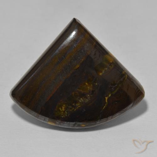 40.69ct Натуральный Многоцветный Тигриный Глаз Матрица, причудливая, Непрозрачный