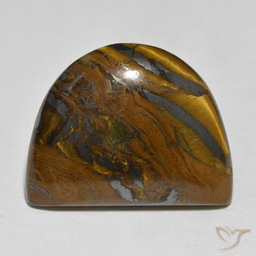 53.17ct Натуральный Многоцветный Тигриный Глаз Матрица, причудливая, Непрозрачный