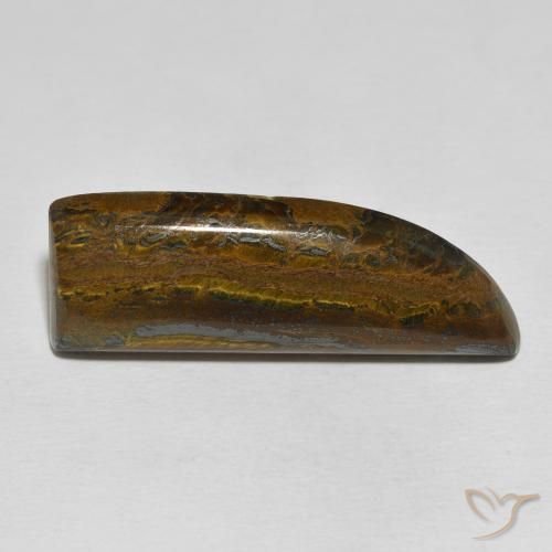 26.35ct Натуральный Многоцветный Тигриный Глаз Матрица, причудливая, Непрозрачный