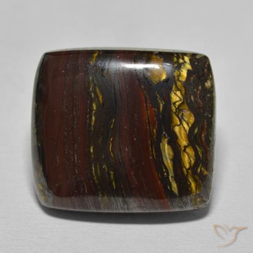 27.07ct Натуральный Теплый коричневый Тигриный Глаз Матрица, Подушка, Непрозрачный