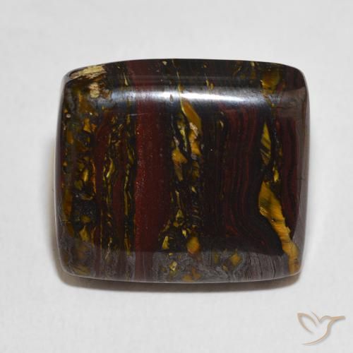 27.98ct Натуральный Многоцветный Тигриный Глаз Матрица, Подушка, Непрозрачный