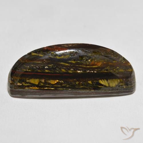 45.37ct Натуральный Многоцветный Тигриный Глаз Матрица, причудливая, Непрозрачный
