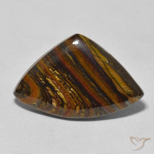 26.35ct Натуральный Многоцветный Тигриный Глаз Матрица, причудливая, Непрозрачный