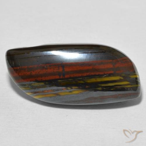 18.34ct Натуральный Многоцветный Тигриный Глаз Матрица, причудливая, Непрозрачный