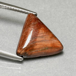 Натуральный коричневый tiger's eye 7,11 карата триллион, непрозрачный