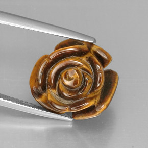 Натуральный многоцветный tiger's eye 12,41 карата необычная форма, непрозрачный