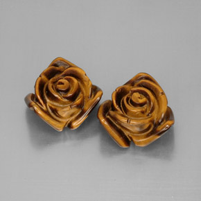 Натуральный коричневый tiger's eye  карата необычная форма, непрозрачный