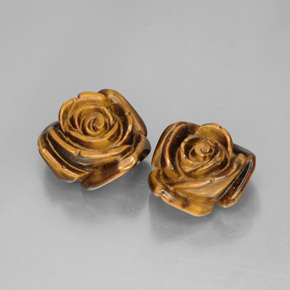 Натуральный коричневый tiger's eye  карата необычная форма, непрозрачный