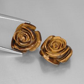 Натуральный коричневый tiger's eye  карата необычная форма, непрозрачный