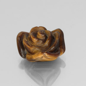 Натуральный коричневый tiger's eye 9,71 карата необычная форма, непрозрачный