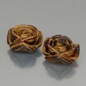  карата, натуральный Золотисто-коричневый Тигровый глаз, Необычная форма, Непрозрачный