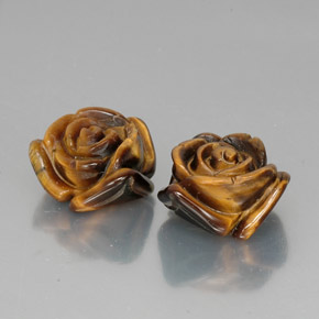 Натуральный коричневый tiger's eye  карата необычная форма, непрозрачный