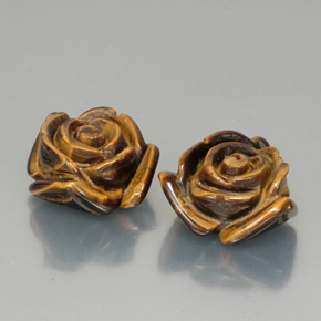 Натуральный коричневый tiger's eye  карата необычная форма, непрозрачный