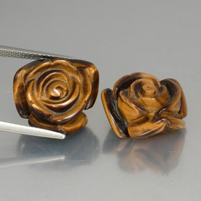 Натуральный коричневый tiger's eye  карата необычная форма, непрозрачный