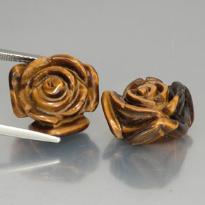 Натуральный коричневый tiger's eye  карата необычная форма, непрозрачный