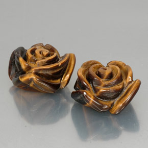 Натуральный коричневый tiger's eye  карата необычная форма, непрозрачный