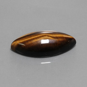 Натуральный коричневый tiger's eye 13,03 карата маркиз, непрозрачный