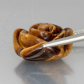 Натуральный коричневый tiger's eye 10,53 карата необычная форма, непрозрачный