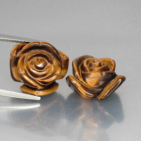Натуральный коричневый tiger's eye  карата необычная форма, непрозрачный