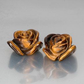 Натуральный коричневый tiger's eye  карата необычная форма, непрозрачный