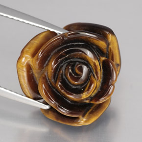 Натуральный коричневый tiger's eye 11,90 карата необычная форма, непрозрачный