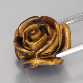 Натуральный коричневый tiger's eye 11,90 карата необычная форма, непрозрачный