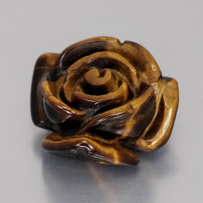 Натуральный коричневый tiger's eye 12,49 карата необычная форма, непрозрачный