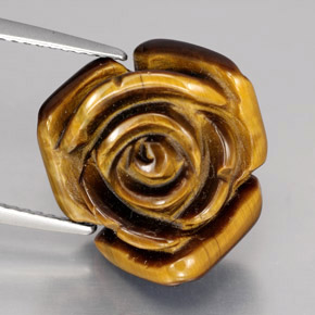 Натуральный коричневый tiger's eye 12,47 карата необычная форма, непрозрачный
