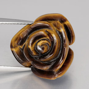 Натуральный коричневый tiger's eye 11,69 карата необычная форма, непрозрачный